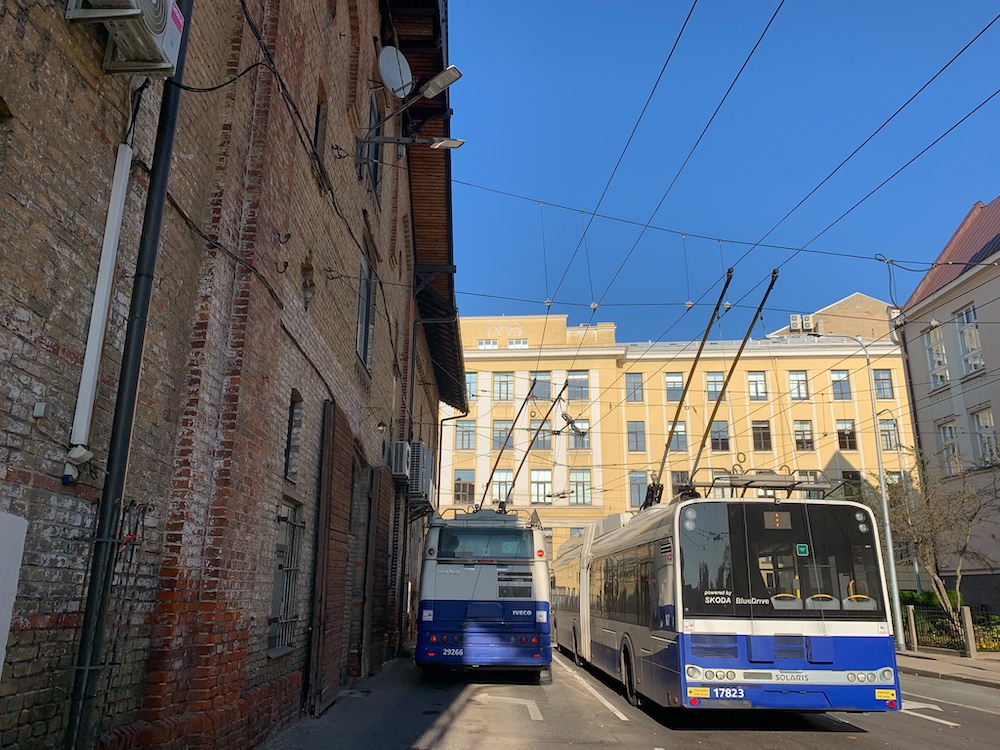 Trolley Buses in Riga